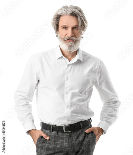 Portrait of senior business...