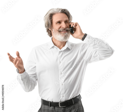 Portrait of senior business...