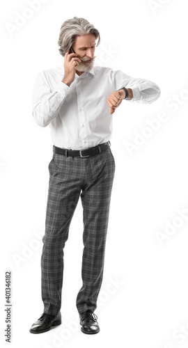 Portrait of senior business...
