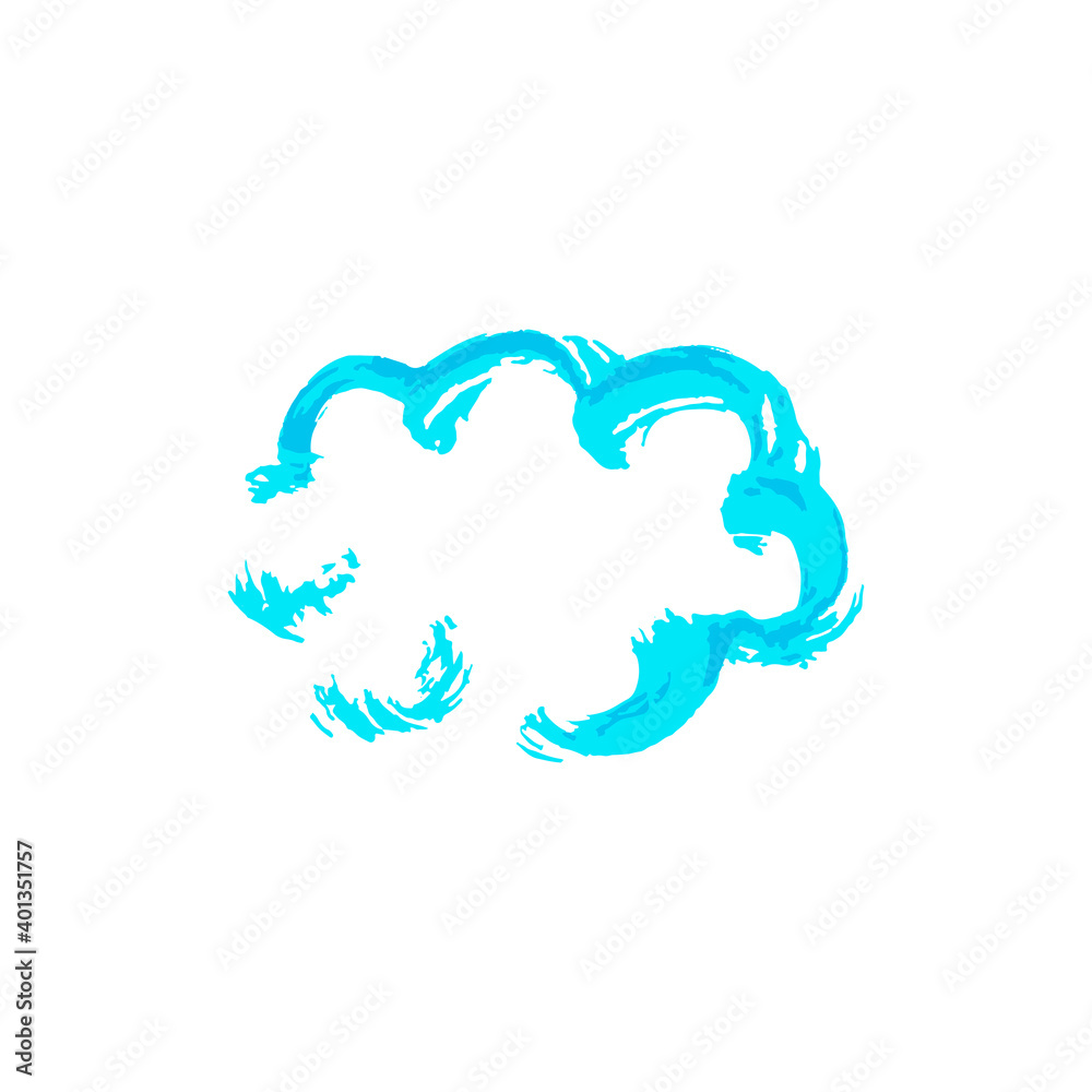 Doodle grunge style icon. Decorative element. Outline, cartoon line icon Doodle grunge style icon. Decorative element. Outline, cartoon line icon