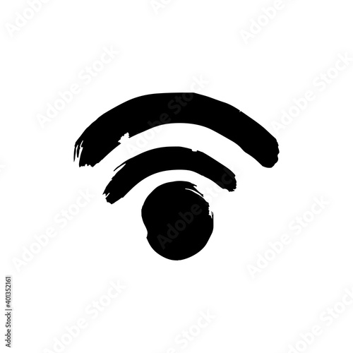 Doodle grunge style icon. Decorative element. Outline, cartoon line icon