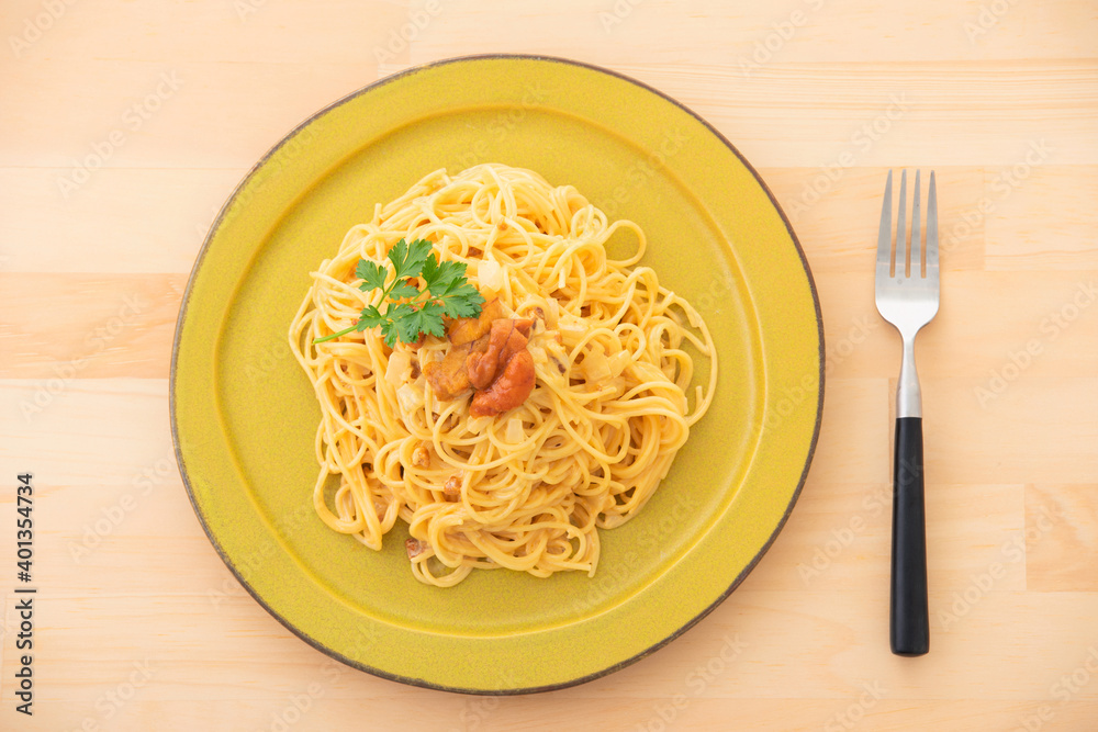 ウニのクリームパスタ ウニのクリームパスタ