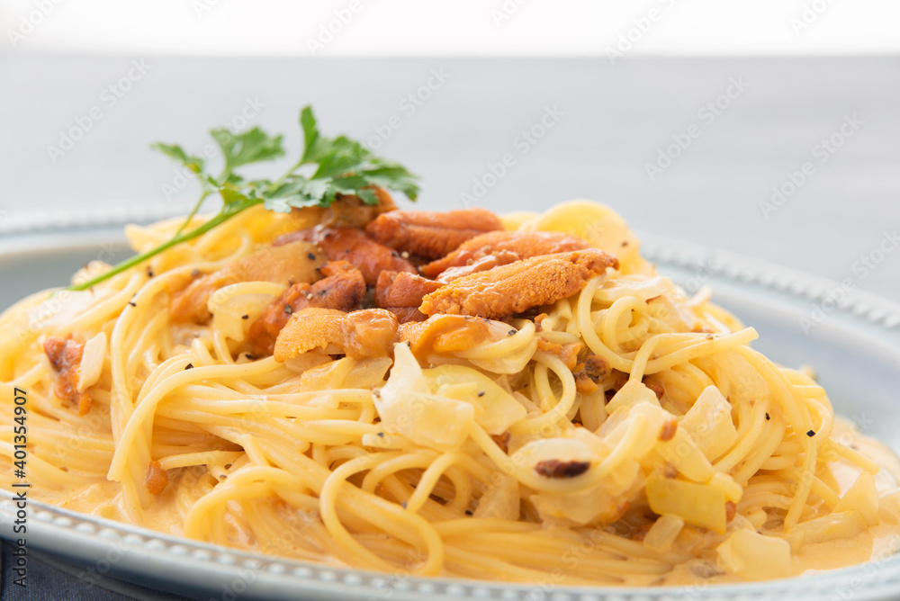 ウニのクリームパスタ ウニのクリームパスタ