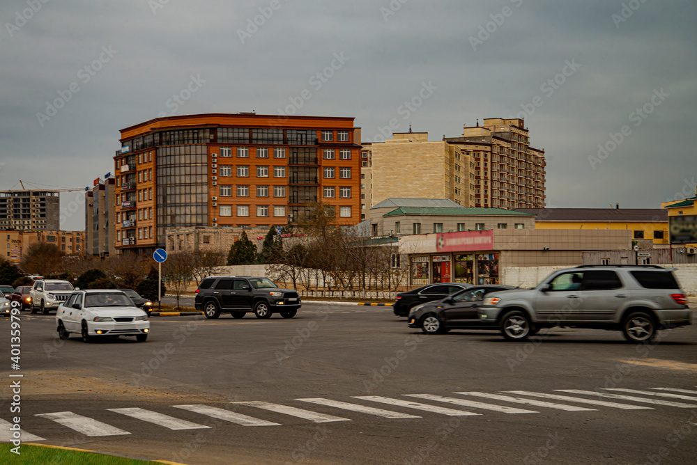 Fototapeta premium Архитектура и виды города Актау