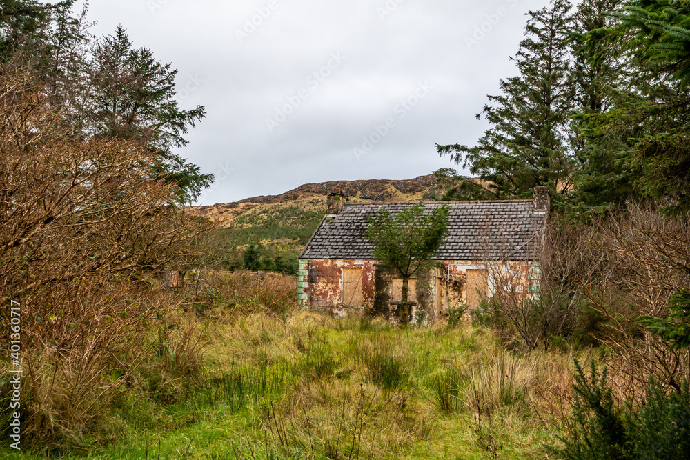 An old abandoned house in COunty DOnegal - Ireland An old abandoned house in COunty DOnegal - Ireland