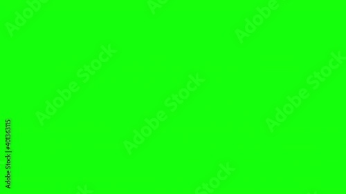 Animation motion text 2021 with green background