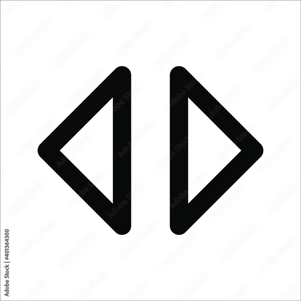 Play and pause button Vector icon. Video play button symbol vector illustration icon editable isolated on white background Play and pause button Vector icon. Video play button symbol vector illustration icon editable isolated on white background