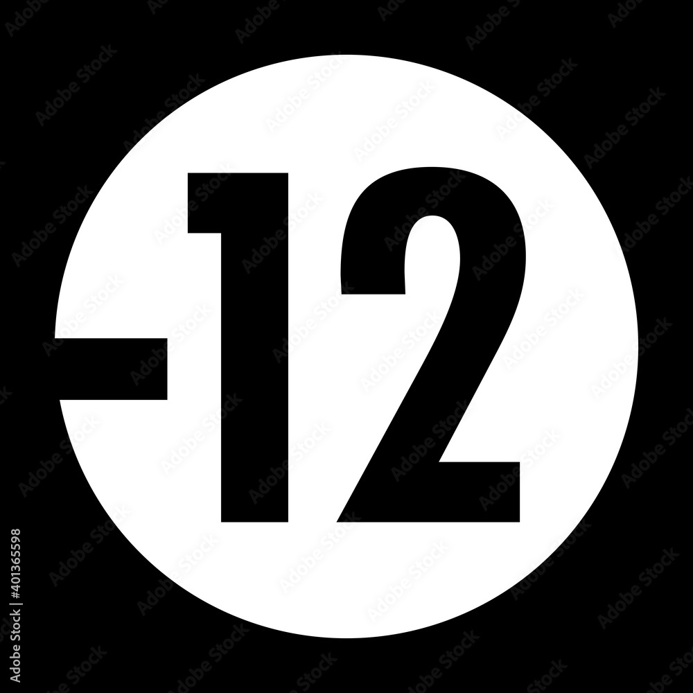 Restriction pictogram for children under 12 in France Restriction pictogram for children under 12 in France