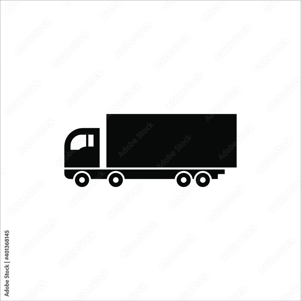 fast delivery truck icon, express delivery, quick move, line symbol on white background fast delivery truck icon, express delivery, quick move, line symbol on white background