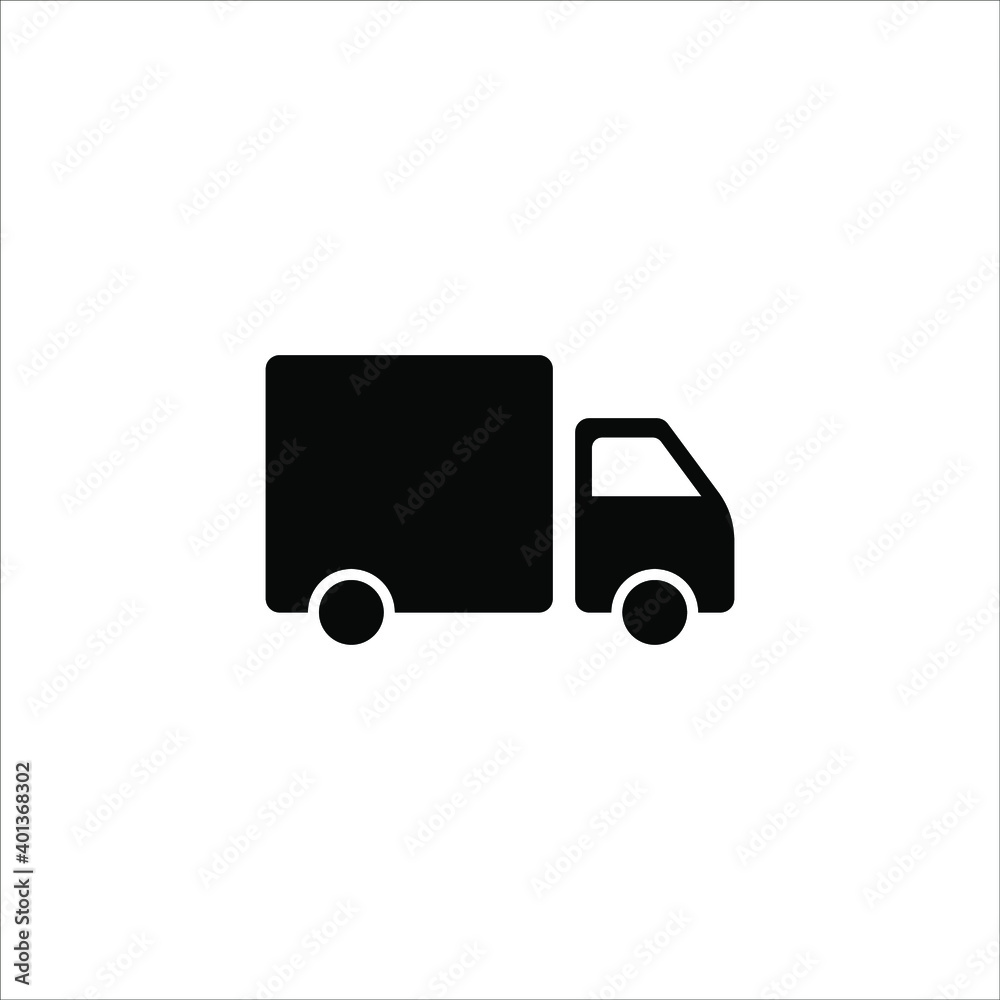 fast delivery truck icon, express delivery, quick move, line symbol on white background fast delivery truck icon, express delivery, quick move, line symbol on white background