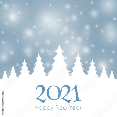 Happy new year 2021 background greeting card  vector illustration