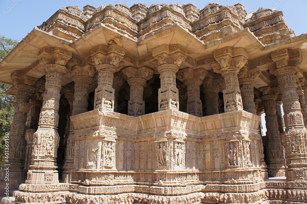 Surya Temple, Sun God, Indian architecture, Hinduism, Gujarat, India Surya Temple, Sun God, Indian architecture, Hinduism, Gujarat, India