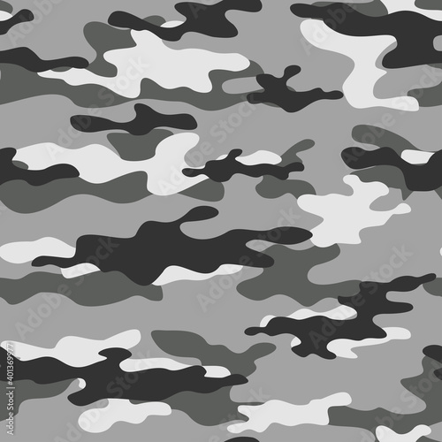 camouflage gray vector background repeat print stylish street design.