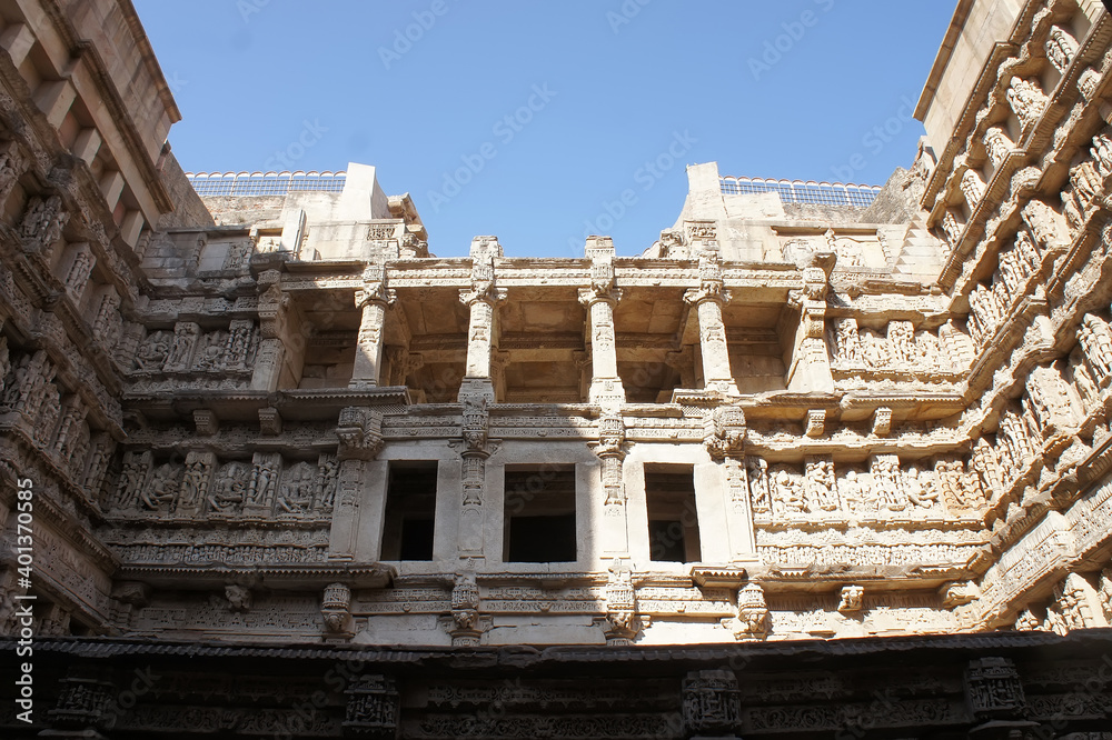Rani Ki Vav well, Indian architecture, Indian gods, Hinduism, Patan sculptures, Rajasthan
