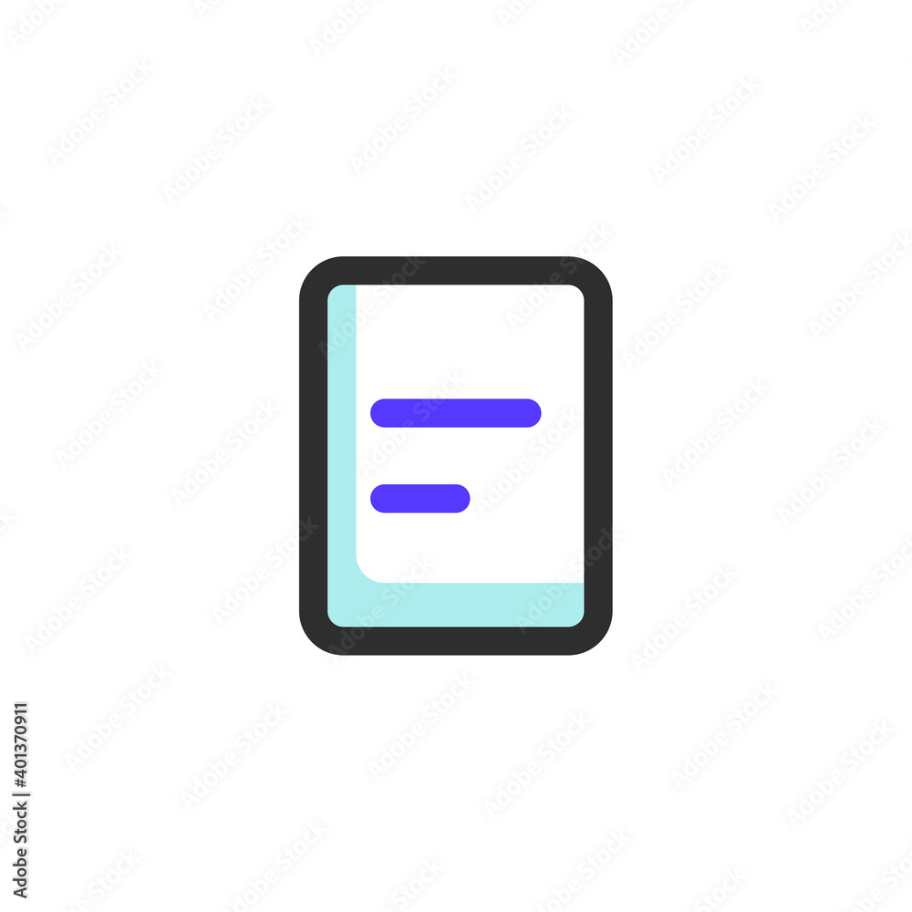Two-tone color Icon Document, the icon can be used for application icon, web icon, info-graphic, eps file can editable Two-tone color Icon Document, the icon can be used for application icon, web icon, info-graphic, eps file can editable