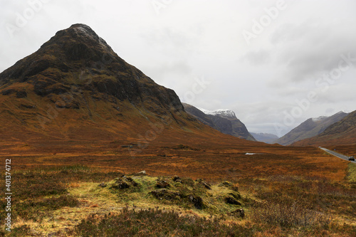The autumn landscape of the Scottish Highlands © Stefano