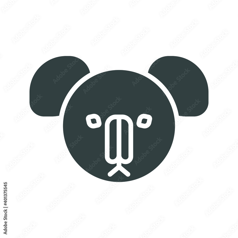 koala vector. animals sign. icon vector illustration. koala vector. animals sign. icon vector illustration.