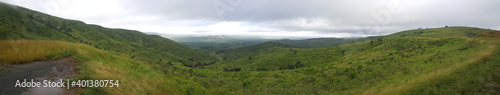 Panoramic scenery at Memorial Gate in South Africa