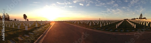 Sunset At San Diego Cemetery