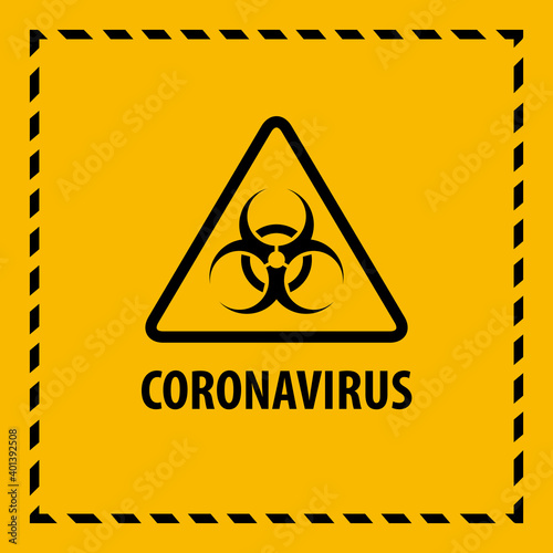 Biohazard warning sign. Check my others vector.