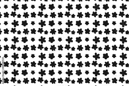 abstract dark black point pattern line halftone with futuristic overlay texture on white.