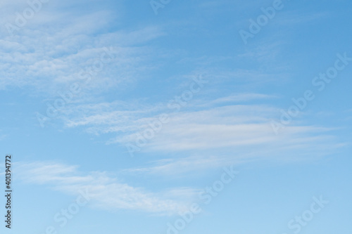 blue sky with clouds