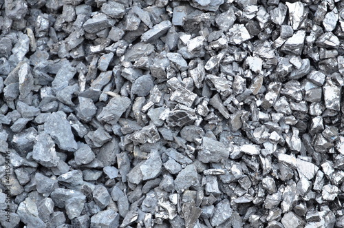 Coal anthracite fine fraction of different types.
