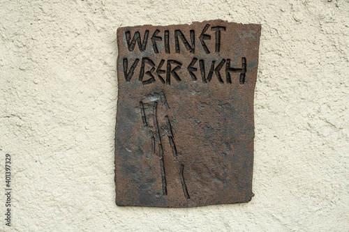 8. Kreuzwegstation, Vinzens Burri,  Kapuzinerkloster Wesemlin, Luzern, Schweiz photo