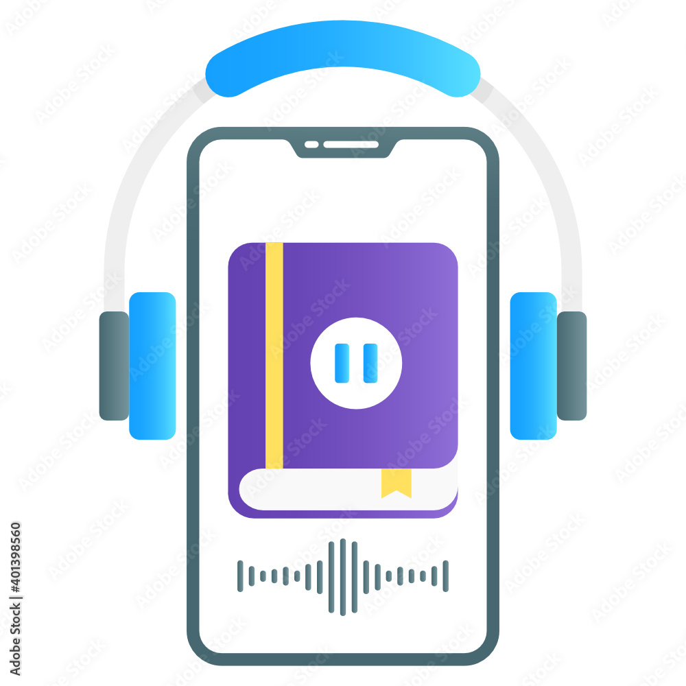 Audio book vector in editable style, audio journal
Audio book vector in editable style, audio journal