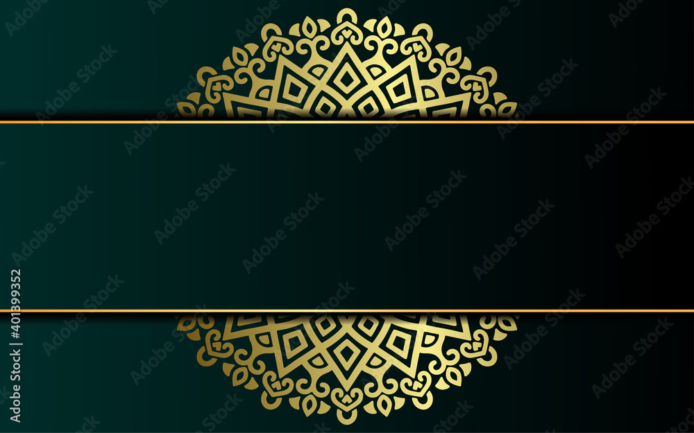 Luxury ornamental mandala background with arabic islamic east pattern style premium vector