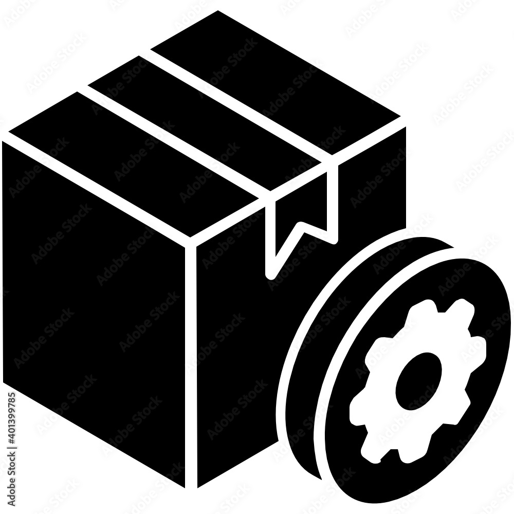 Icon of new package in glyph isometric design, box with plus sign
Icon of new package in glyph isometric design, box with plus sign