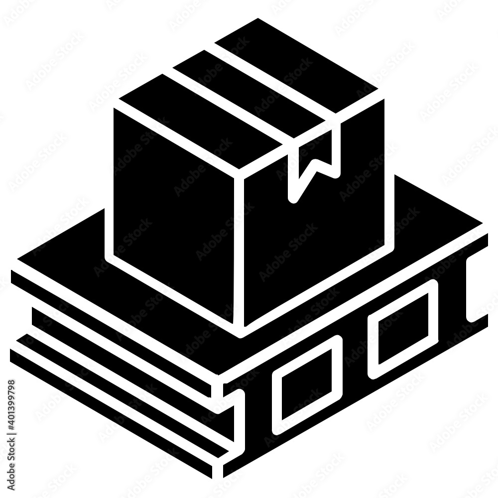 Editable glyph design of logistic parcel icon
Editable glyph design of logistic parcel icon