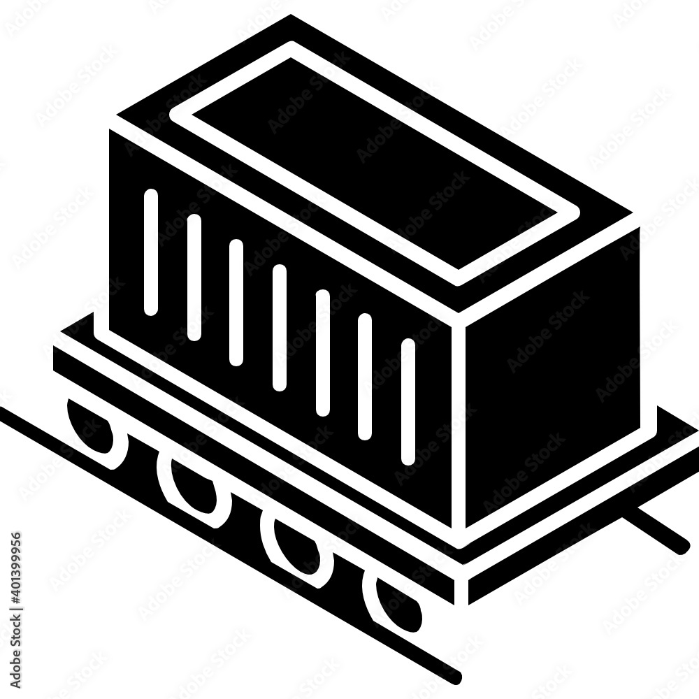 Modern design of cargo train icon
Modern design of cargo train icon