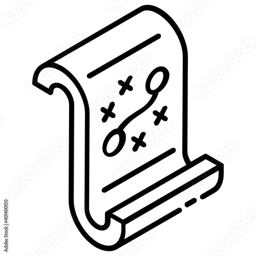 
Logistic tactics in glyph isometric icon 
