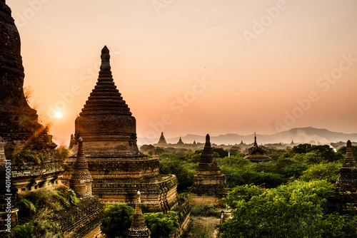 Bagan's Temple in Burma, Myanmar, Asia 