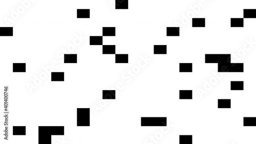 Motion graphics or animated with black square transition. Animation bundle square with Alpha channel