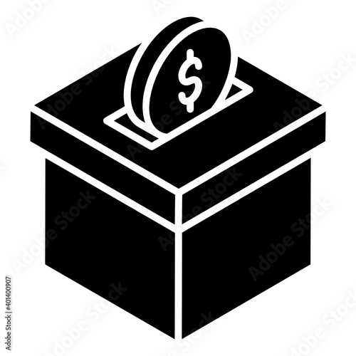 
Trendy design of money collection icon
