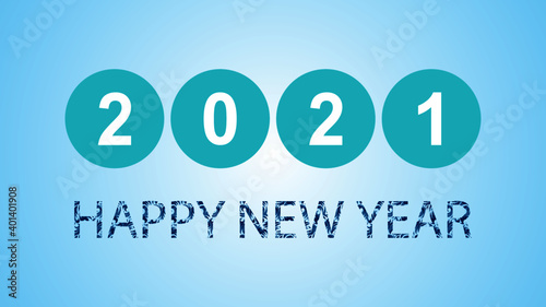 2021 Happy New Year Lettering. New Year Set of backgrounds, greeting cards, posters, holiday covers. Design templates