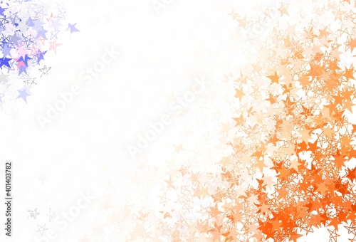 Light Brown vector pattern with christmas stars.