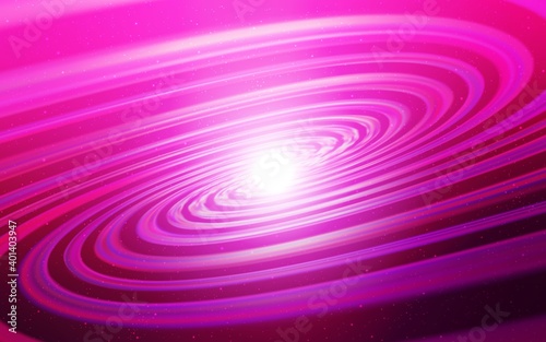 Light Pink vector background with galaxy stars. Modern abstract illustration with Big Dipper stars. Template for cosmic backgrounds.