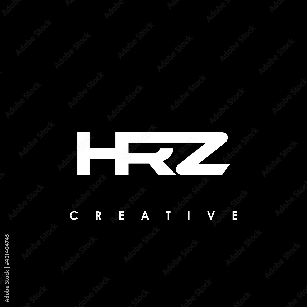 HRZ Letter Initial Logo Design Template Vector Illustration