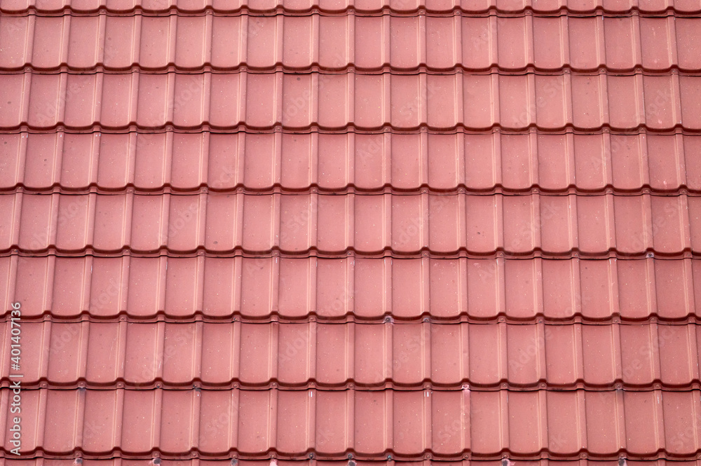 Roof tile seamless pattern covering on house Roof tile seamless pattern covering on house