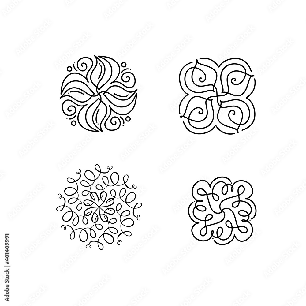 Set of flourish monoline art deco vector frame. Hand drawn calligraphy style vintage ornament for logo, invitation, wedding, gifts, photos, monogram. Floral Simple card Set of flourish monoline art deco vector frame. Hand drawn calligraphy style vintage ornament for logo, invitation, wedding, gifts, photos, monogram. Floral Simple card