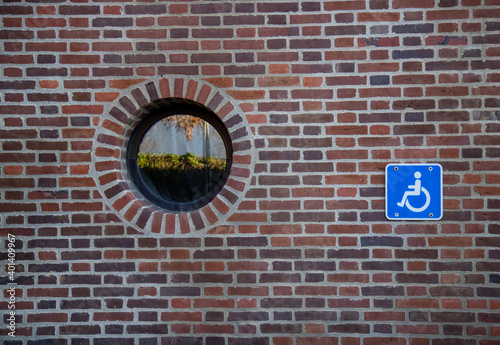sign on wall