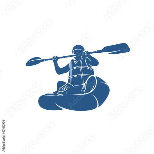 Rafting design vector illustration, Creative Rafting logo design concepts template, icon symbol