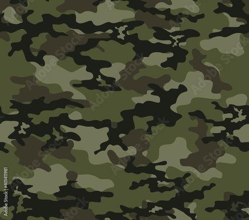  Camouflage vector design classic khaki pattern for printing clothing, fabric.