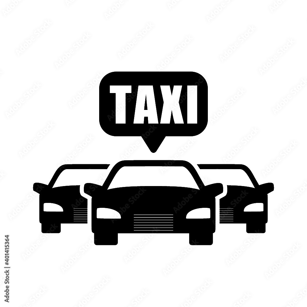 Taxi cars icon. Taxi symbol logo isolated on white background Taxi cars icon. Taxi symbol logo isolated on white background