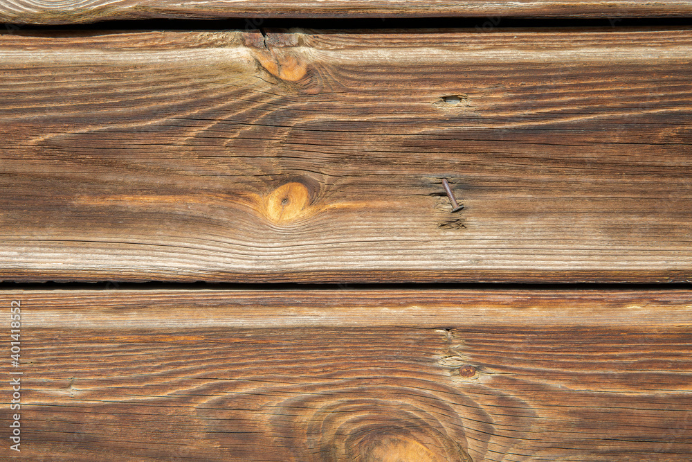 Texture of an old wall made of wooden boards Texture of an old wall made of wooden boards