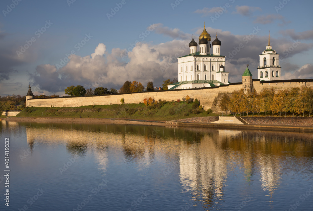 Krom (Kremlin) in Pskov. Russia
