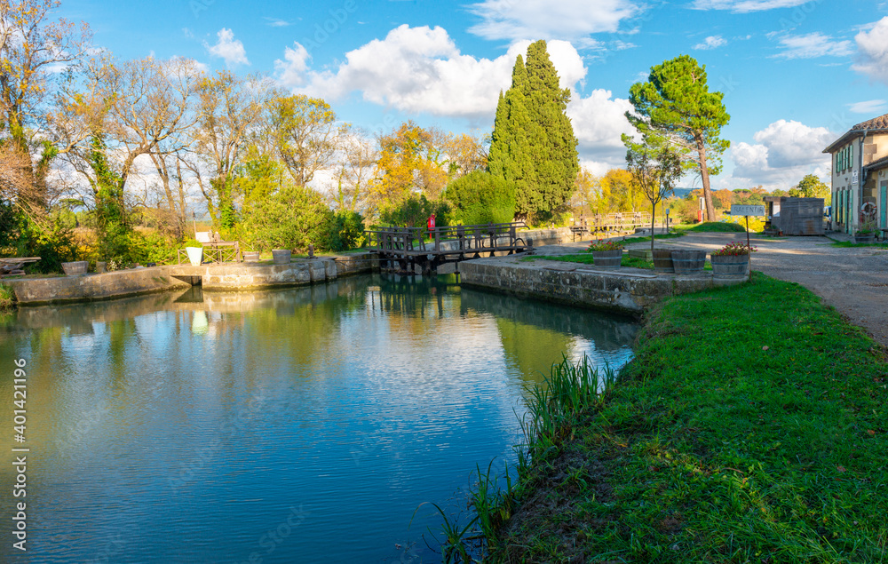 Ecluse on the Canal du Midi